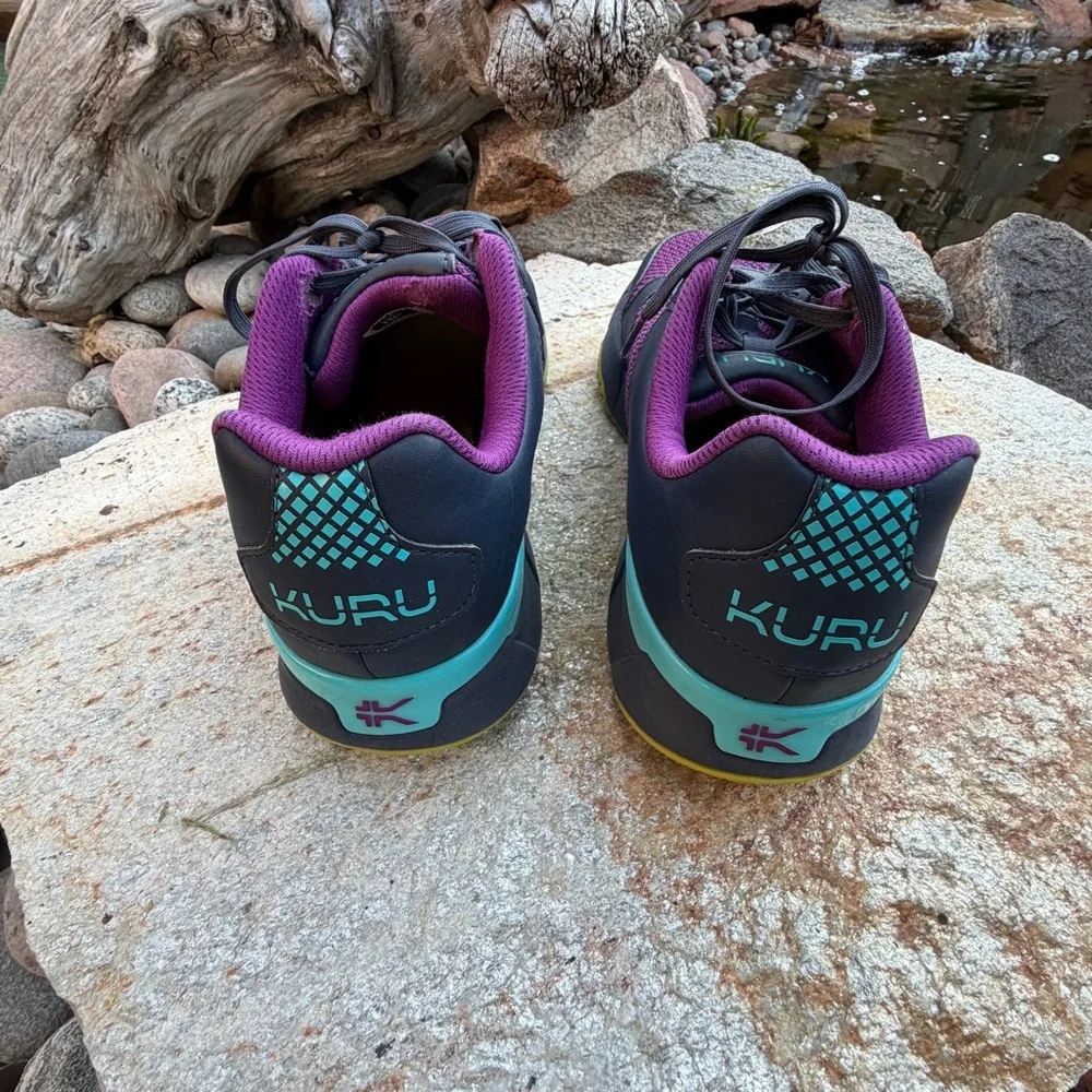 KURU Quantum 2 Womens 10.5 Walking Shoes Purple Black Comfort Sneaker EU42 - Picture 5 of 16